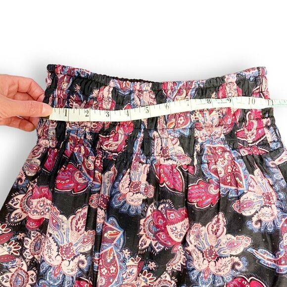 Magali Pascal Patricia Maxi A-line Skirt in Pristine Paisley Tiered Women’s Sz S - Picture 11 of 12